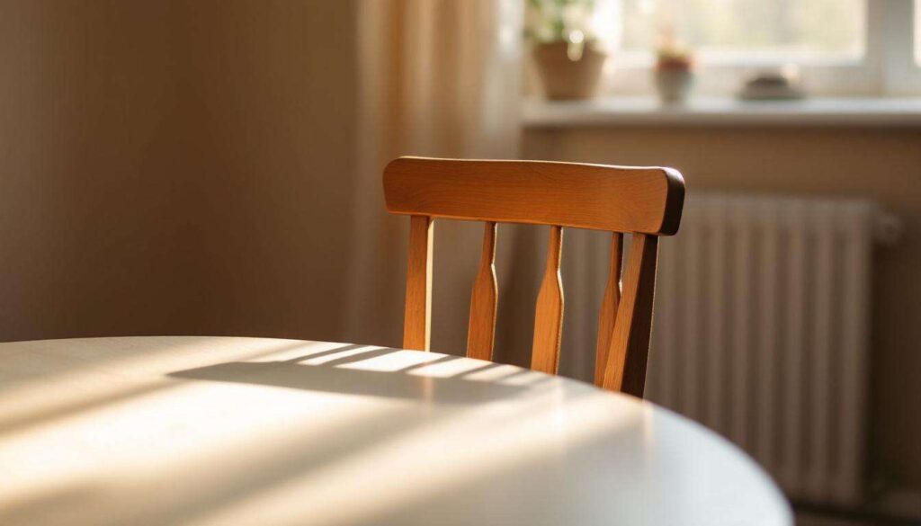 Que signifie le fait de ranger sa chaise apres avoir quitté la table, selon la psychologie ?